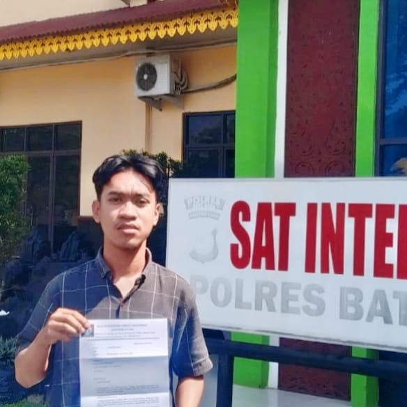 Ketua PK IPMBB UINSU (Ikatan Pemuda Pelajar Mahasiswa Batu Bara), Ridho Hamdani,