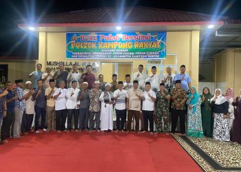 Wakapolres Labusel Bukber di Polsek Kampung Rakyat, Pererat Silaturahmi dengan Muspika dan Masyarakat
