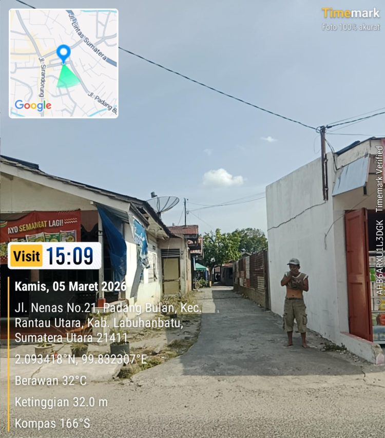 Salah satu lokasi di Jalan Nenas,Padang Bulan, Rantau Utara yang di duga sering menjadi tempat transaksi narkoba.
