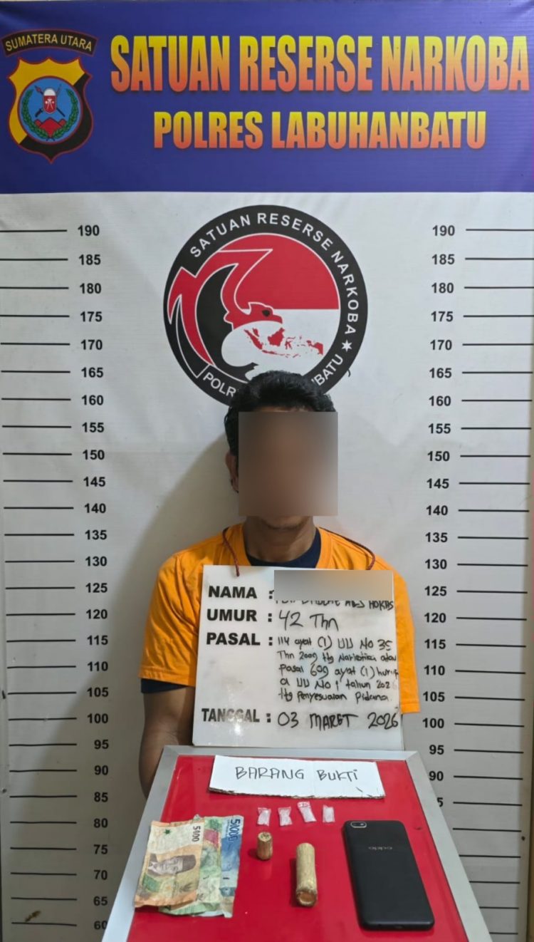HMTD residivis kasus Narkotika kembali ditangkap diduga terlibat kasus peredaran sabu.