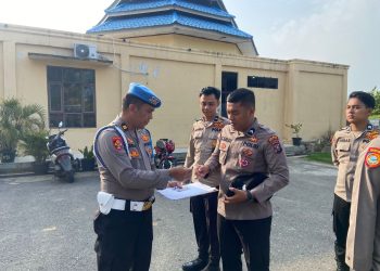 Sipropam Polres Labusel Gelar Ops Gaktibplin, Kapolres Tekankan Disiplin dan Integritas Personel
