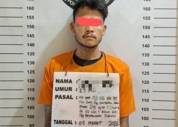 Satres Narkoba Polres Labuhanbatu Amankan Terduga Pelaku Narkotika Jenis Sabu di Rantau Utara