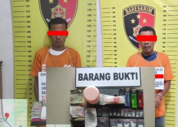 MR dan IS  Beserta 7,01 Gram Sabu Diamankan Polsek Na IX-IX dari Desa Batu Tunggal