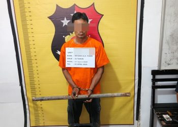 Polsek Kualuh Hilir Amankan Pelaku Pencuri Beras dan Tabung Gas Serta Lospeker dari Rumah Warga 