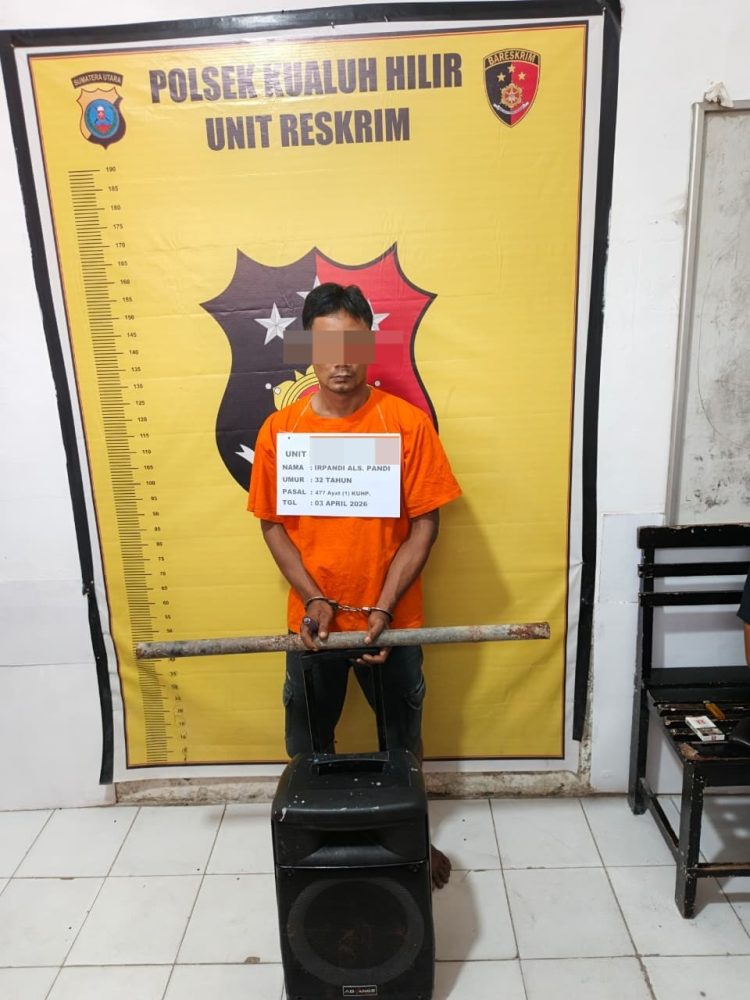 Pelaku yang diamankan berinisial PD (35), laki laki, warga Kecamatan Kualuh Leidong, Kabupaten Labuhanbatu Utara. pada Jum'at (03 /4/2026)
