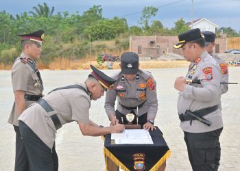 Kapolres Labusel Pimpin Sertijab Kabag, Kasat, dan Kapolsek, Tekankan Pelayanan Humanis dan Respons Cepat ke Masyarakat