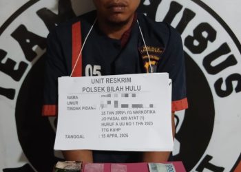 Transaksi Narkoba Terungkap di Bangunan Sekolah Labuhabatu, Polisi Dapat Informasi Dari Warga