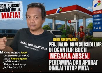 BBM Subsidi Diduga Jadi Bancakan Mafia, Budi Rizkiyanto: Negara Seolah Hilang di Ogan Ilir