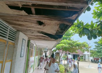 Dana BOS Puluhan Juta untuk Pemeliharaan Tapi Plafon Rusak dan Kaca Hilang Masih Terbengkalai: SDN 08 Pangkatan Jadi Sorotan