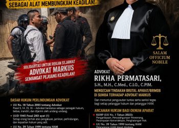 Advokat Diduga Didorong Saat Dampingi Rakyat, Rikha Permatasari: Jangan Biarkan Kekuasaan Menginjak Keadilan