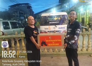 Panglima Korps Marinir Salurkan 1.200 Sepatu untuk Siswa Terdampak Bencana di Aceh melalui Majelis Dikdasmen dan PNF PWM Aceh