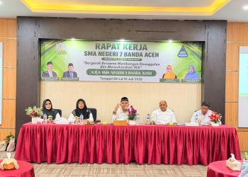 Buka Raker SMAN 7 Banda Aceh, Kadis Pendidikan Aceh: Akhlak Mulia Harus Menjadi Fondasi, TKA Adalah Target yang Wajib Dicapai
