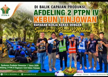 Dibalik Capaian Produksi Semester I, Afdeling 2 PTPN IV Kebun Tinjowan Bangun Semangat Baru Menuju Prestasi Lebih Tinggi