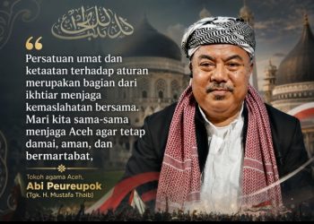 Di Tengah Dinamika Aceh, Abi Peureupok Serukan Persatuan: “Jangan Biarkan Perpecahan Mengalahkan Ukhuwah”