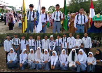 Langkah Pertama Menuju Masa Depan, MA Muhammadiyah Sinabang Sambut Siswa Baru dengan Pawai Penuh Semangat dan Nuansa Kebersamaan
