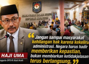 Haji Uma Turun Tangan! Hubungi Kemendagri, Desak Status Gampong Alue Tingkeum yang ‘Hilang’ Segera Dipulihkan