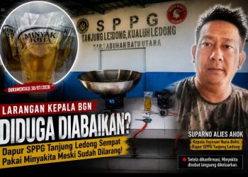 Meski Kepala BGN Larang Penggunaan Produk Subsidi, Dapur SPPG Tanjung Ledong Diduga Gunakan Minyakita