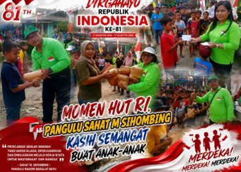 Semarak HUT RI ke-81 Membara di Bahalat Bayu, Pangulu Sahat M. Sihombing: Kebersamaan Warga Jadi Kekuatan Kemerdekaan