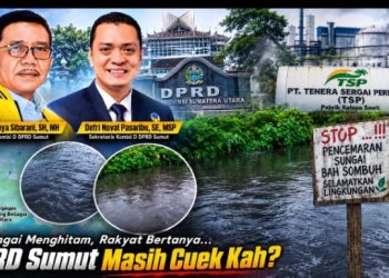Sungai Bah Sombu Menghitam Komisi D DPRD Sumut Stel Cuek “Seperti Tak Makan Uang Rakyat”, Siapa Berani Buka Tabir Dugaan Limbah PT TSP?