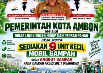 Layani Kawasan Sulit Akses, DLHP Ambon Siapkan 9 Mobil Sampah Kecil