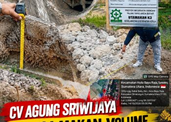 Rp9,14 Miliar Proyek Irigasi Raja Maligas Disorot, CV Agung Sriwijaya Diduga Makan Volume, Mutu Adukan Dipertanyakan Dimana Pengawasan?