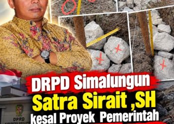 DPRD Simalungun Satra Joyo Sirait Soroti Proyek Irigasi Raja Maligas Rp9,14 Miliar: “Batu Muda dan Material Bahayakan Warga”