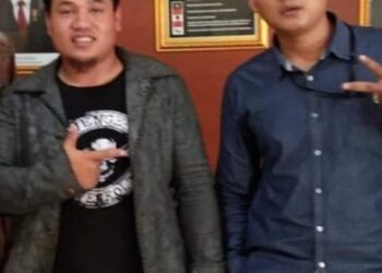 Lamhot Rotuah Saragih dan Hadi Mustafa Sekretaris Jendral Jaringan Kemandirian Nasional (JAMAN)