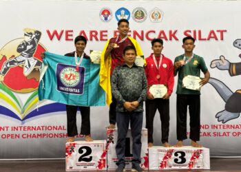 Kejuaraan Internasional Indonesia Pancak Silat Open Championship 2024 Jakarta,Muhammad Khadafi Nasution Ketua PC IPA Keluar Sebagai Juara 3 Kategori Tanding