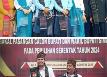 Pendaftaran Ditutup, Radiapoh vs Anton Bertarung di Pilkada Simalungun