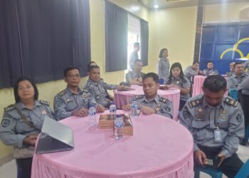 Lima Pejabat Struktural di Lapas Narkotika Kelas IIA Pematangsiantar Ikuti Bimtek LKjIP