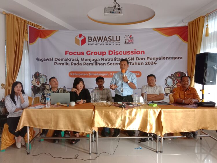 FGD Bawaslu Sumut: Mengawal Demokrasi dengan Menjalin Kerjasama dengan Semua Elemen