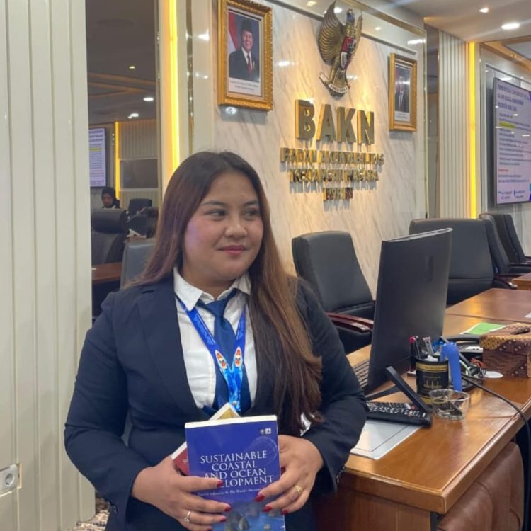 Meli Sinaga, Finalis Duta Maritim Indonesia 2025.