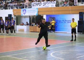 Gaban Resmi Buka Turnamen Futsal Student Cup 2025, Kegiatan Positif Harus kita Dukung