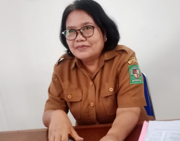 Kepala Bidang Pemberdayaan Masyarakat dan Pemerintahan Nagori DPMPN Kabupaten Simalungun, Rosida Sitinjak.