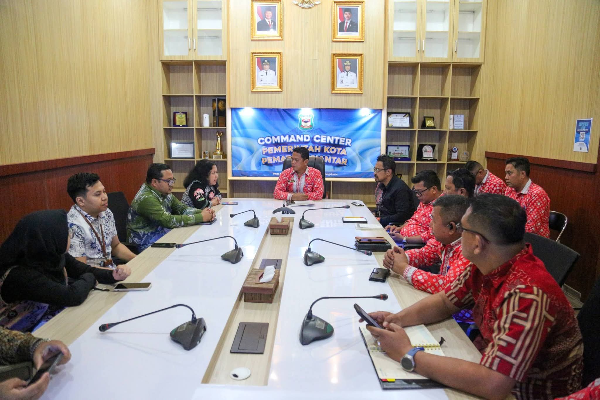 Wali Kota Wesly Ikuti Entry Meeting BPK Serentak se-Sumut secara Virtual