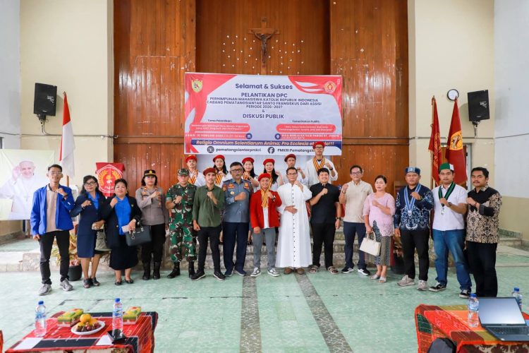 Wali Kota Wesly Diwakili Kadishub Daniel Siregar Hadiri Pelantikan DPC PMKRI Pematangsiantar Santo Fransiskus dari Assisi