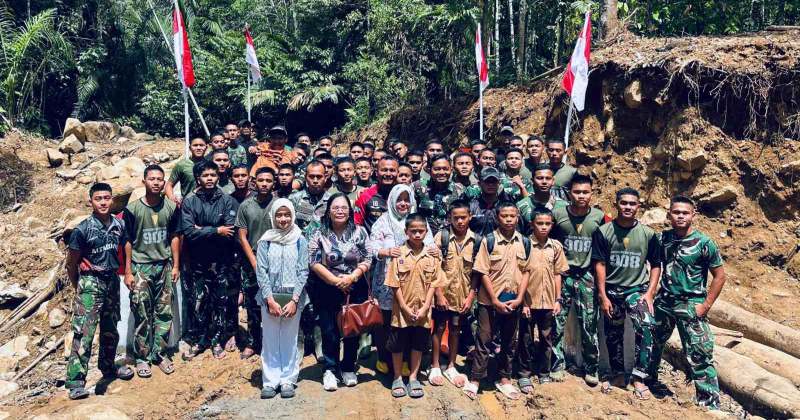 Kepsek SDN Sialogo Apresiasi Perbaikan Jembatan Pascabencana di Tapteng