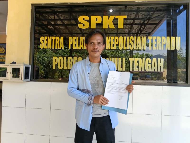 Tak Terima Dihina di Facebook Tri Supriadi Lapor ke Polres Tapanuli Tengah