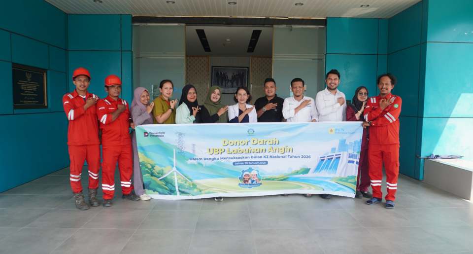 PLN Indonesia Power UBP Labuhan Angin Gelar Donor Darah Peringati K3 Nasional 2026