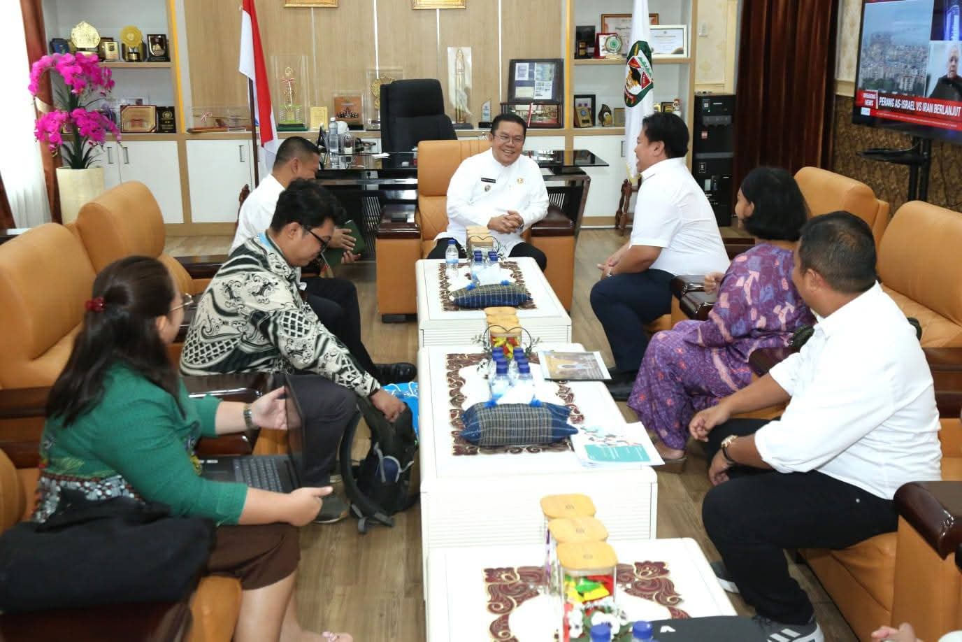 Wujudkan Kota Pendidikan, Wali Kota Wesly Bahas Program Unggulan Bersama UNICEF dan Tanoto Foundation
