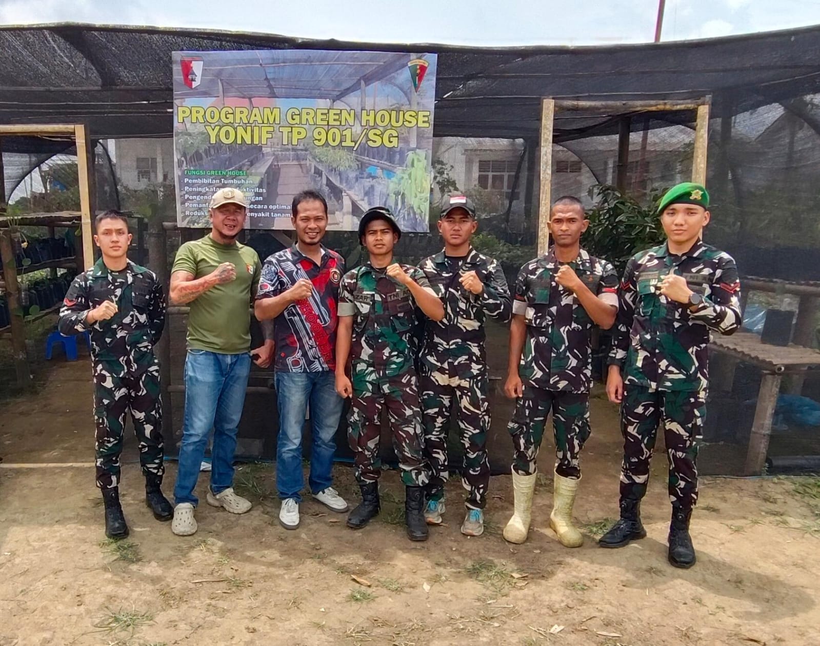 Wujudkan Sinergitas, Jaguar Tactical Indonesia Gelar Sosialisasi Pembibitan Bersama Yon TP 901/Suhul Gading