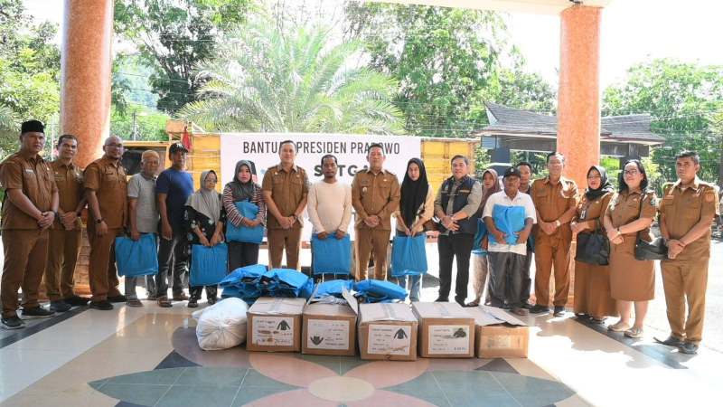 Bantuan Presiden Prabowo untuk Korban Banjir dan Longsor di Sibolga Disalurkan Pemko