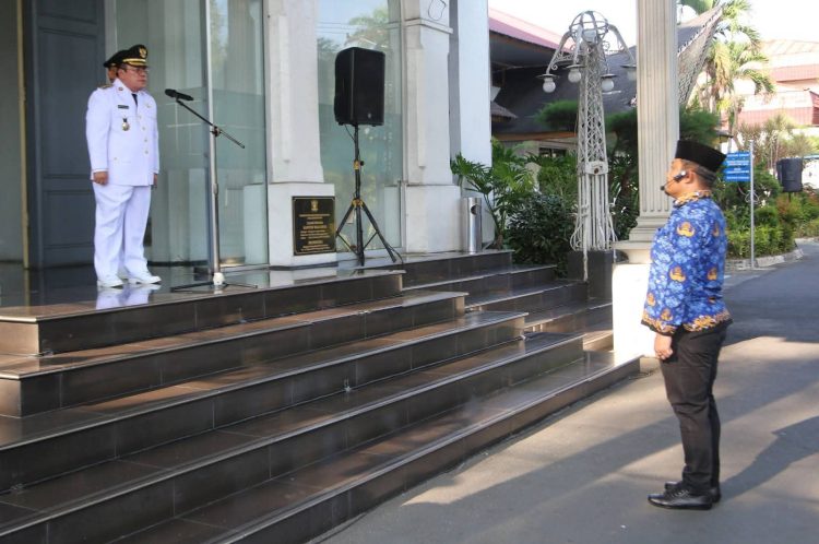 Wali Kota Wesly Inspektur Upacara Peringatan Hari Otonomi Daerah Tahun 2026