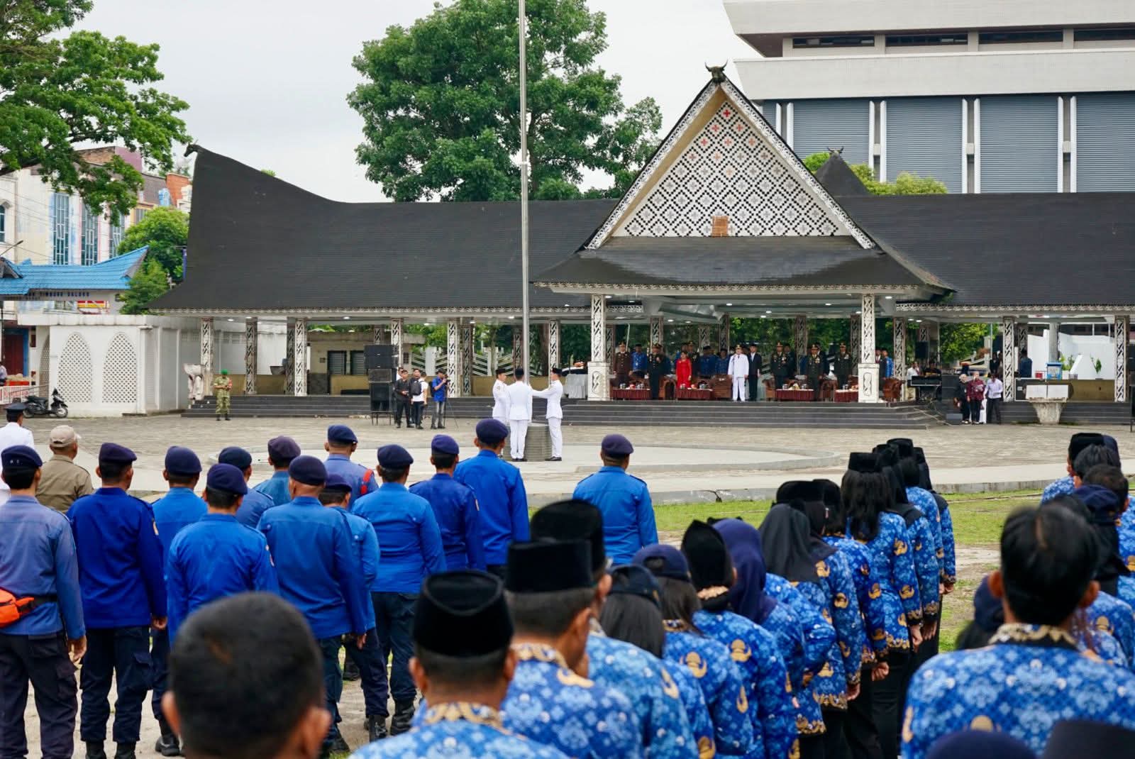 Wali Kota Wesly Pimpin Upacara Peringatan Harkitnas ke-118 di Lapangan Adam Malik