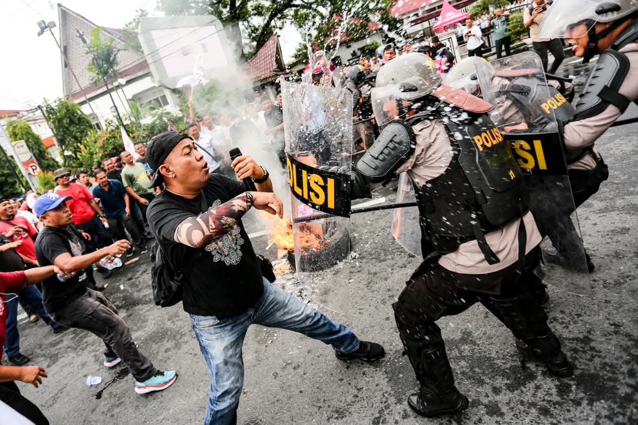Wali Kota Wesly Diwakili Staf Ahli Hamdani Saksikan Simulasi Sispam Kota Polres Pematangsiantar