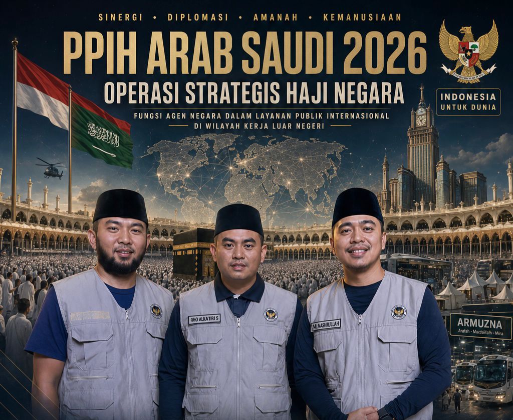 PPIH Arab Saudi 2026 dalam Kerangka Operasi Strategis Haji: Fungsi Agen Negara di Wilayah Kerja Luar Negeri