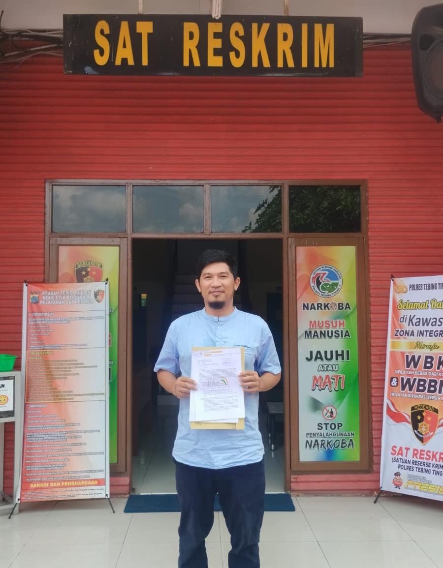 JIAK Laporkan Dugaan Penyalahgunaan Wewenang Program Gizi di Tebing Tinggi ke Kapolres
