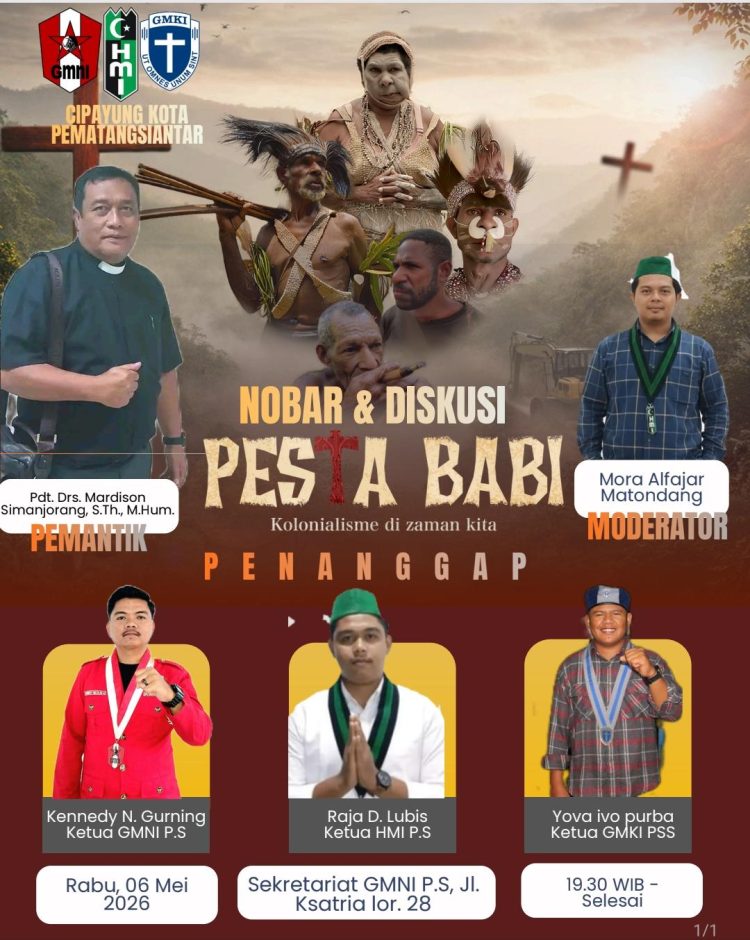 Merawat Nalar Kritis di Tengah Krisis Demokrasi: Kelompok Cipayung Pematangsiantar Gelar Nobar Film “Pesta Babi”