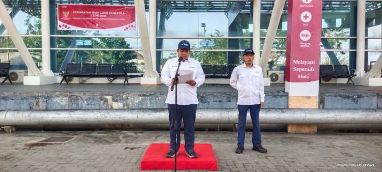 Pelindo Sibolga Gelar Upacara Hari Lahir Pancasila 2026 Teguhkan Komitmen Kebangsaan dan Pelayanan