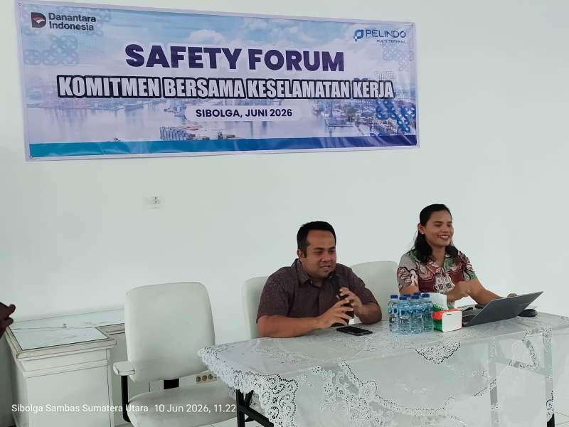 Pelindo Sibolga Prioritaskan Budaya Keselamatan Kerja di Lingkungan Pelabuhan
